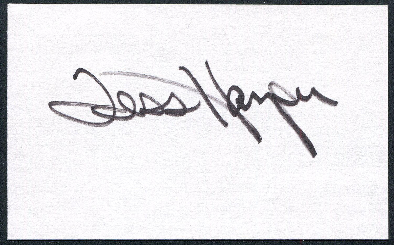 Primary image for TESS HARPER SIGNED 3X5 INDEX CARD TENDER MERCIES CRIMES OF HEART BREAKING BAD