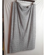 QVC GILI Got It Love It Womens Gray Knitted  Pull On Skirt Elastic Waist... - $16.00