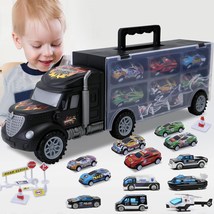 Toddler Toys for 3-4 Year Old Boys,Large Transport Cars Carrier Set Truck Toys w - £29.27 GBP