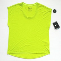 Nike Women Venom Green Touch Club Boxy Running T-Shirt - 633443 - Size S/M - NWT - £15.12 GBP