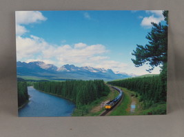Vintage Postcard - Via Train Bow River Valley - High Country Colour - $15.00
