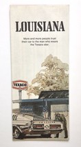 Vintage Texaco Fold Out Road Map 1973 Louisiana - $12.00