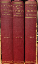 The Works of Flavius Josephus, Complete in Three Volumes (History of the... - $148.50