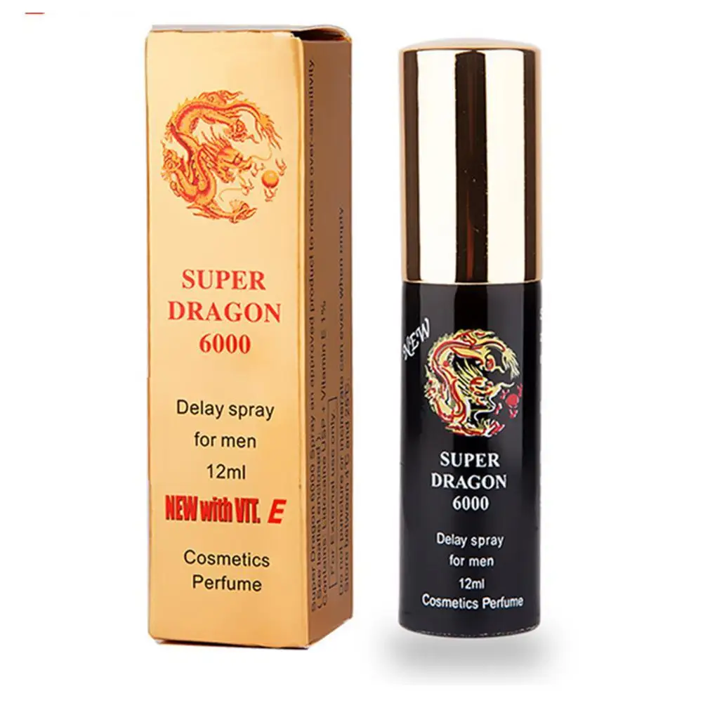 Play New 12ML Super Dragon Male 6000 Delay Spray Local  Extension Time Lubricant - £15.69 GBP