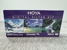 Hoya 43mm UV HMC + Circular Polarizer CPL + NDx8 3-piece Digital Filter ... - $638.36 MXN