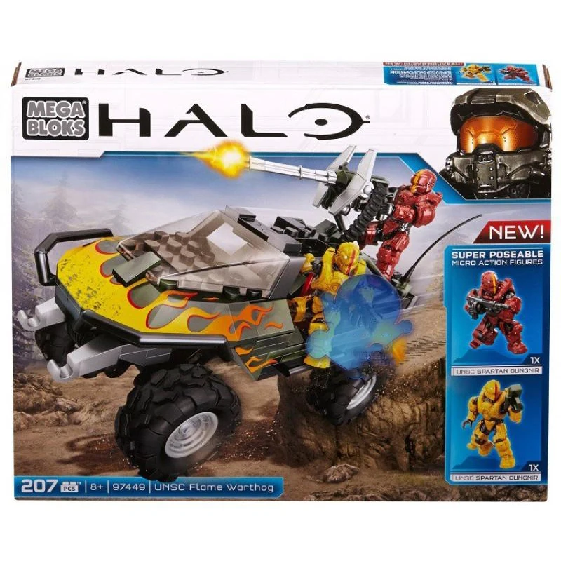 Mega Bloks Construx Halo Warthog Security Patrol Building Toy 97449 Onslaught - £169.02 GBP