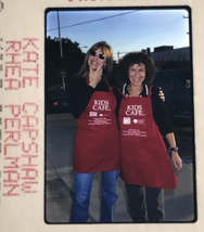 1997 Kate Capshaw &amp; Rhea Perlman at LA Kids Cafe Celebrity Transparency Slide - $9.49