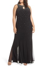 Morgan &amp; Co. Plus Size Womens Rhinestone Trumpet Gown - £34.37 GBP