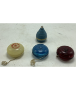 Lot of 4 Vintage Duncan Blue Imperial YO-YO 60&#39; Blue, Red &amp; Glow Spinnin... - €23,60 EUR