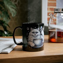 Cat Lover&#39;s Cozy Coffee Mug, Adorable Pet Themed Cup, Perfect Present fo... - €13,50 EUR