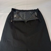 Kasper & Co Women's Back Zip & Slit Pull-On Black Straight & Pencil Skirt Size 8 image 11