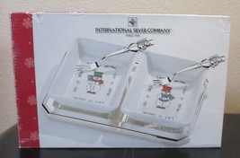 Vintage International Silver Company Holiday 5-Piece Relish Set Silverpl... - $640.57 MXN