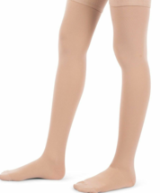 Jomi Compression Surgical Opaque Thigh High Socks 30-40 mmHg Beige Large... - $15.99