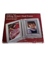 SHARPER IMAGE, TALKING PICTURE DUAL FRAME, TWO RECORDED PERSONAL MESSAGE... - £9.58 GBP