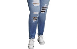 Kancan Leopard Patch Classic Skinny Jeans - Plus Size XL - $465.60 MXN