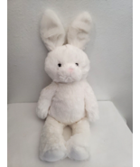 Pottery Barn Kids White Bunny Rabbit Plush Upright Ears 21&quot; Stuffed Anim... - £16.33 GBP