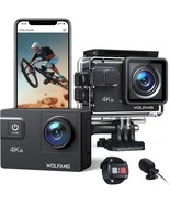 WOLFANG GA300 4K 60FPS WiFi Sports Camera, 8xZoom 24MP Camcorder, 40M Un... - $629.00