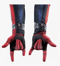 Marvel Spiderman Miles Morales 2099 Gamer Adult Red Gloves Into The Spider Verse - £10.11 GBP