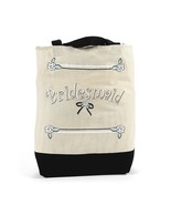 Fun Express XL floral Canvas Bridesmaid Tote Bag Wedding Bridal Party Gift - $11.93 CAD