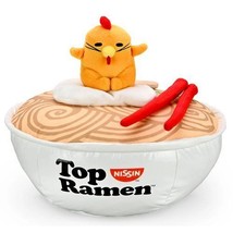 Sanrio: Nissin Top Ramen X Gudetama - Plush - Top Ramen Interactive Bowl - $64.99