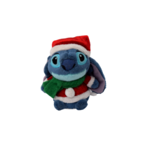 Disney Store Lilo &amp; Stitch Santa Stitch Wind Up Plush 3.5&quot; Christmas Toy - $11.87