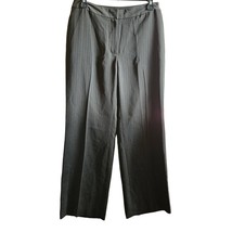Brown Pinstripe Dress Pants Size 6 Petite  - £19.36 GBP
