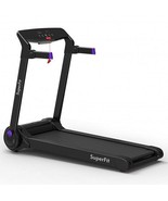 3HP Electric Folding Treadmill with Bluetooth Speaker-Purple - Color: Pu... - €631,17 EUR