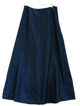 Talbots Navy Blue Satin Silk Maxi Skirt NEW with Tags $199.00 Women&#39;s Size 8 - $71.25