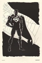 1984 Frank Miller ~ SUPERMAN #400 Anniversary Man of Steel DC Comic Art Print  - £27.51 GBP