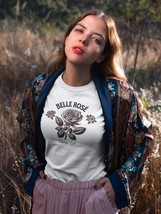 Belle Rose TShirt, Shirt for Women, Retro Floral Tee, Shirt for Mom, Retro - $25.16+