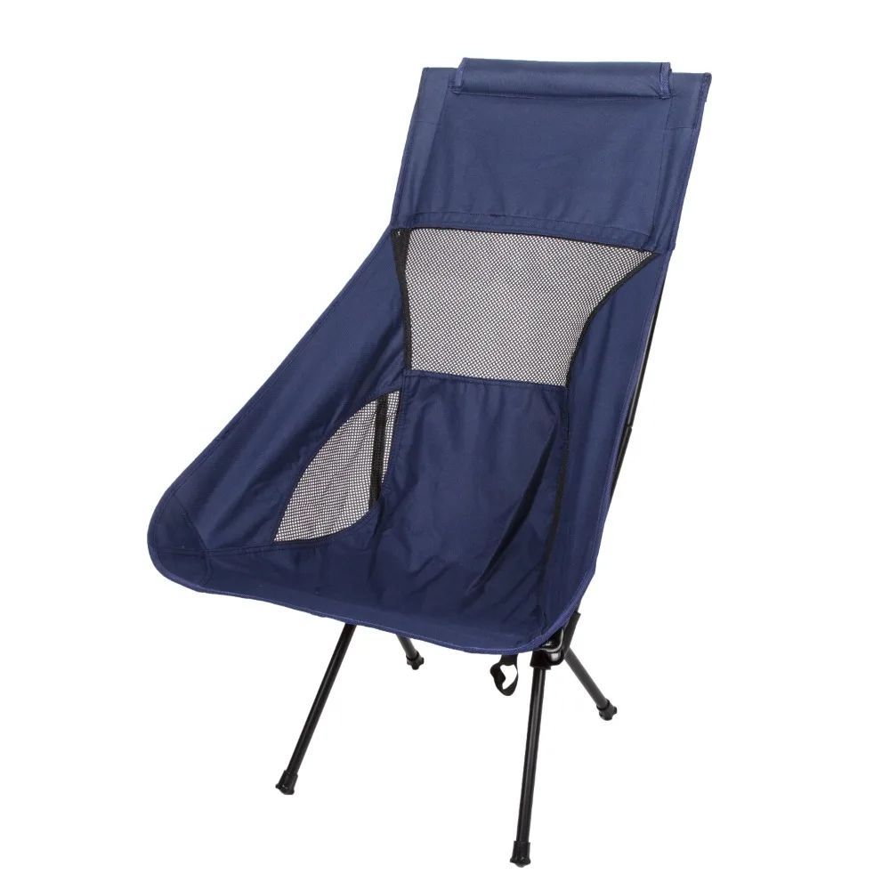High Back Camp Chair Nature Hike Lightweight Camping Chair Outdoor Furnishings - £61.12 GBP