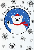 Sending Merry Christmas Wishes - Christmas Greeting Card - 21185 - $2.79