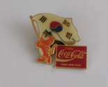 Tiger Olympic Mascot South Korean Flag Olympic Games &amp; Coca-Cola Lapel H... - $8.25