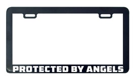 Protected by Angels God Lord Jesus Faith license plate frame holder tag - £4.71 GBP