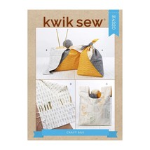 Kwik Sew Sewing Pattern 4320 Craft Bag Tote Organizer - $11.69