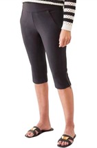 Tribal Flatten It Pull On Capri Pants Black - $24.75+
