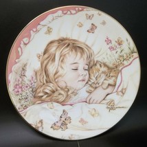 Monday&#39;s Child Is Fair of Face Child&#39;s Blessing Plate Pam Cooper Royal Worcester - £9.34 GBP