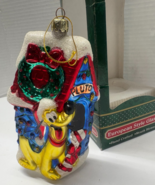 European Glass 7 1/2&quot; Disney Pluto Dog RARE Trim A Home Ornament In Box - $41.39 CAD