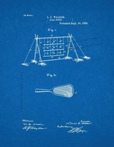 An item in the Art category: Ball Court Patent Print - Blueprint