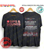 SIPS &amp; SOUNDS MUSIC FESTIVAL 2025 T-shirt All Size Adult S-5XL Babies To... - $24.00+