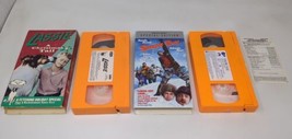 Lassie Christmas Tail &amp; Snow Day Nickelodeon Orange VHS Cassette Tape Lot - £7.77 GBP