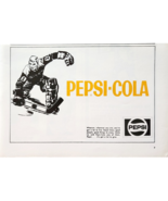 1972 Pepsi Cola Advertisement Vintage Soda Pop NHL Hockey Goalie DWF22 - €17,37 EUR