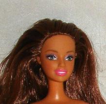Barbie nude fashion doll vintage brown haired doll with factory flaw eye smudge  - £15.71 GBP