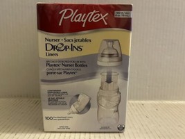 Playtex Nurser DROP-INS Liners 100 Pre-Sterilized 4 oz Liners for Nurser Bottles - £17.44 GBP