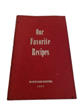 Vintage Cookbook Recipe Book Our Favorite Recipes Mcloud Oklahoma Band Boosters - £27.94 GBP