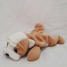 Wrinkles Bulldog 1996 Ty Beanie Babies Plush Stuffed Animal 8&quot; Long Brow... - £6.37 GBP