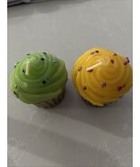 Yellow &amp; Green Candle Cupcakes  - €17,00 EUR
