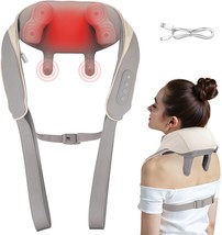 Cordless Neck Massager With Heat, 6D Shiatsu Professional Neck Massager For Pain - $103.46