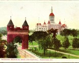Vtg Postcard Pre-1910 Undivided Soldier&#39;s Arch &amp; Capitol Hartford, CT - ... - $3.91