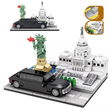 Capitol City Street View Parliament Building Blocks Statue of Liberty Brick Toy  - £16.37 GBP